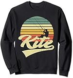 KITE Kiten Kiteboarding Kitesurfen Surf Vintage Retro Sweatshirt