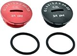 Set Verschlussschrauben ALU mit Beschriftung für Motor Simson S51 SR50 KR51/2 inkl.…
