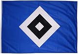 Hamburger SV HSV Fahne Hissfahne ** Schrebergarten ** in 120 x 180 cm; blau