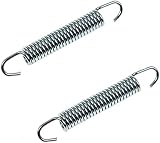 cyclingcolors 2x Auspufffeder auspuff feder 65mm xxpansionsfedern Haken für motorrad…