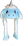 LYO Motorhaube Kawaii Licorne BLEU