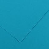 Hoja 70x100 (25) Canson Colorline Liso/Fino 220g Azul Maldivas