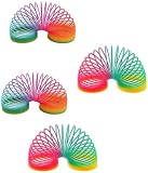 4 Stück Regenbogenspirale Springspirale Spirale 7 cm als Mitgebsel