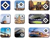 Hamburger SV HSV Magnet 9er Set Hamburg