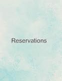 Reservation Book: Reservation Book For Restaurant