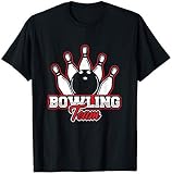 Bowlingteam Bowling Bowlingkugel Bowlingkegel Sport Geschenk T-Shirt