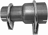 Rohr Reduzierstück Ø 40 45 50 55 60 65 70 75 mm Auspuff Adapter+2 Schellen