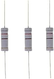 HUABAN 10 Stück 5W 5 Watts 820R 820 Ohm 5% Metalloxid Filmwiderstand