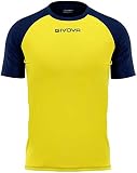 Shirt Capo Interlock Giallo/BLU Tg. 3XL