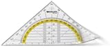 Geodriehoek Westcott 14 cm flexibel in Polybag