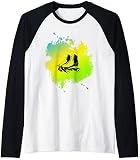 Rollschuh skating für Disco Skater Raglan