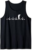 Tuba Kontrabass Retro Heartbeat EKG Vintage Lover Tank Top