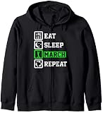 Eat Sleep Trumpet Repeat Funny Trumpet Kapuzenjacke