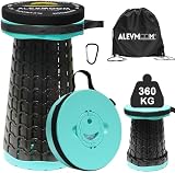 ALEVMOOM Klapphocker,Teleskophocker mit Kissen Karabiner und Tragetasche,Einfach und…