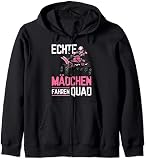 Quad Fahrerin Motorrad Kapuzenjacke