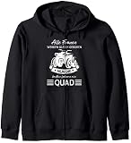 Quad Fahrerin Motorcross Kapuzenjacke
