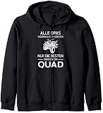 Quad Opa Biker Quad Fahrer Kapuzenjacke