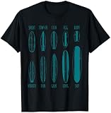 Surfbretter Surfer Portfolio Surfbrett Surfing Boy Girl Surf T-Shirt