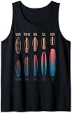 Surfbretter Surfer Portfolio Surfbrett Surfing Boy Girl Surf Tank Top