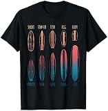 Surfbretter Surfer Portfolio Surfbrett Surfing Boy Girl Surf T-Shirt