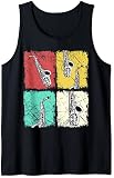 Saxophon Spieler Jazz Musik Saxophonist Tenor Saxophon Tank Top