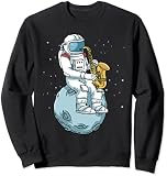 Saxophon Musik Männer Jazz Musik Tenor Saxophon Sweatshirt