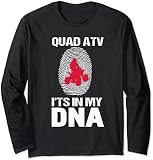Lustige Quad ATV DNA für Quad ATV-Liebhaber Langarmshirt