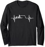 Wasserski Herzschlag Langarmshirt