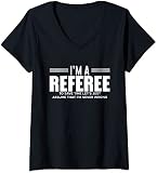 Damen I’m A Referee Schiedsrichter Schiri Fußball Fußballer Pfeife T-Shirt mit…