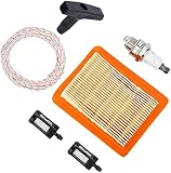 Hippotech Luftfilter Zündkerzen Starterseil mit Griff Ersatz für Stihl Fs120 Fs200 und…