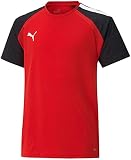 PUMA Unisex Baby Puma Teampacer Trikot Kids Rot Schwarz F01 T Shirt