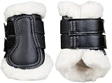HKM Comfort Gamaschen & Hufglocken 9100 schwarz Mini Shetty