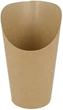 2500 Stück - Offene Frittebecher ’Natural’ 9 Oz
