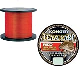 Konger Team Carp Red Fast Sinking Fishing Line 1000 m 0.20-0.40 mm Feeder Line