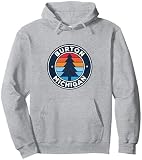 Burton Michigan MI Vintage Grafik Retro 70er Jahre Pullover Hoodie