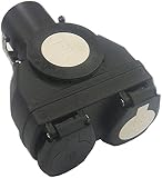 Ryme Automotive Adapter für LKW-Stecker 15-polig 24V auf 2X 7-polige Buchsen
