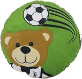 Sportbaer - Plüschkissen Juve 28 cm
