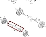 Makita 162682-7 Vordere Welle Komplett für Modell DLM382 Akku-Rasenmäher