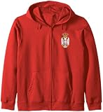 Srpska Cast Unisex Erwachsene Hoodie Schwarz S Serbischer Adler Grb Emblem von Serbien…