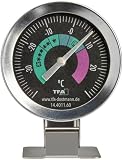 TFA Dostmann Kühlschrankthermometer analog 14.4011.60 Edelstahl