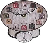 Home Decor Wanduhr Dkd Pendel Eisen Holz MDF