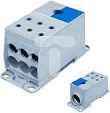 Verteilerblock AL/CU 1-Potential 175A w 1x95-240mm2 f.6x10-50mm blau AUX38503N 82124003…