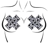 Leg Avenue Pasties-88028 Pasties Black Einheitsgröße