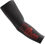 Wilson Smls Compr Armsleeve Black/Wilson Red/M/L