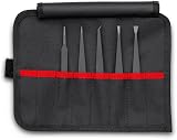 KNIPEX Kunststoffpinzetten-Set ESD 5-teilig