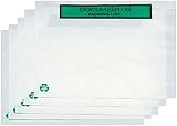 Bolsas Portadocumentos de Papel Transparente para Enviar Paquetes con Autocierre…