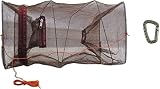 Köderfischreuse Fisch-Reuse Aalreuse Krebsreuse 25x25x45cm quadratisch faltbar kleines…