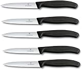 Victorinox 5-tlg Gemüsemesser Set Swiss Classic Schwarz