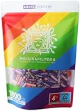 Medusafilters 1000 Stück 6mm Ø Slim Premium Aktivkohlefilter mit veganen Fasercaps &…