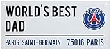 FOCO Paris Saint Germain Worlds Best Dad Straßenschild